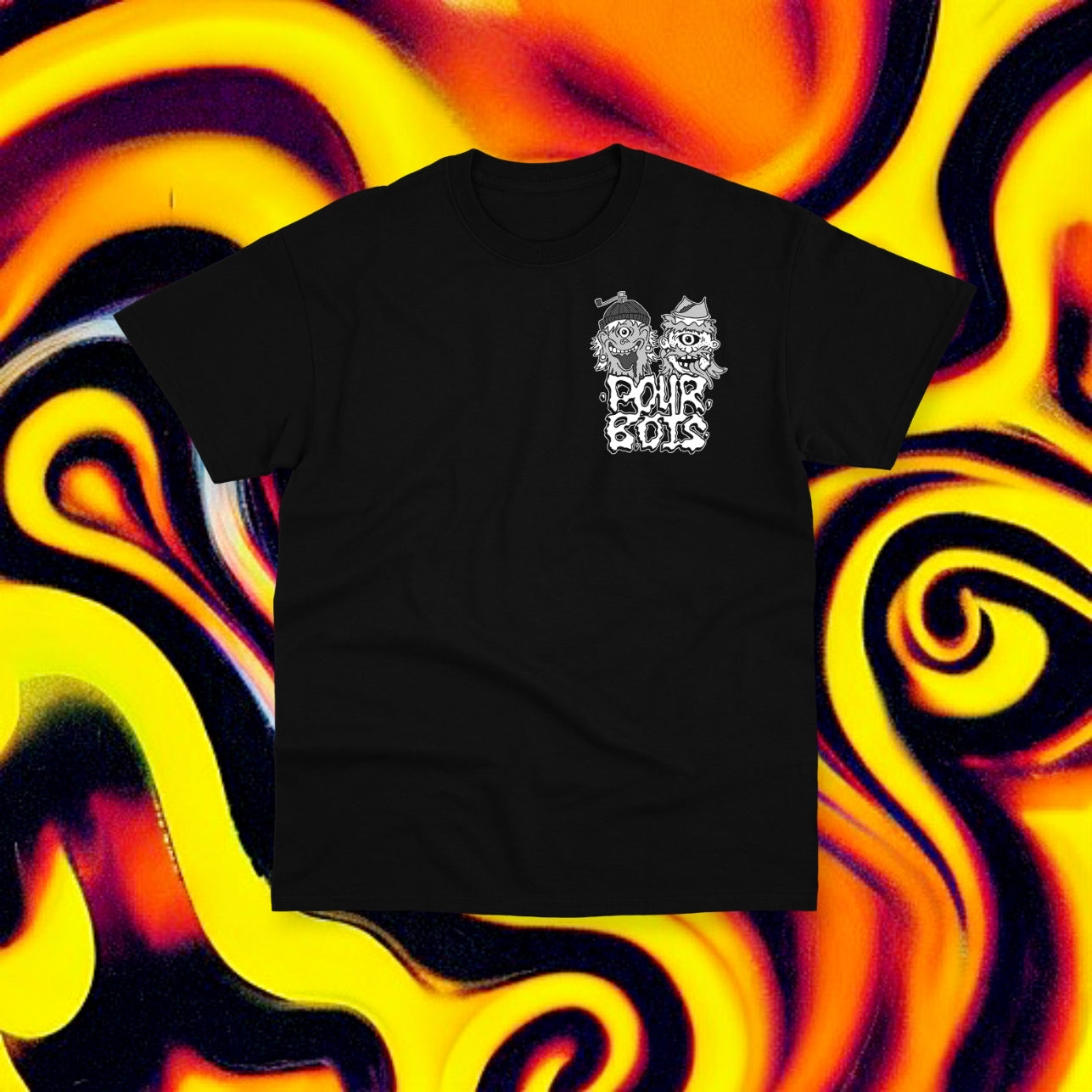 ‘Pot heads’ Black T-Shirt